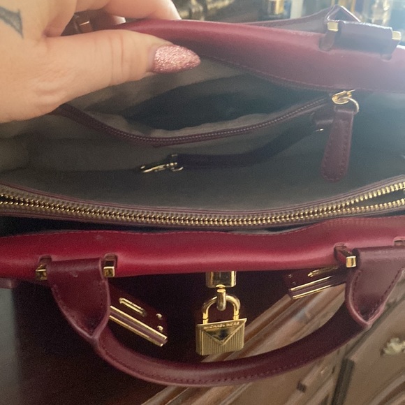 Michael Kors burgundy red luxury line high end $695 like new - Picture 6 of 12